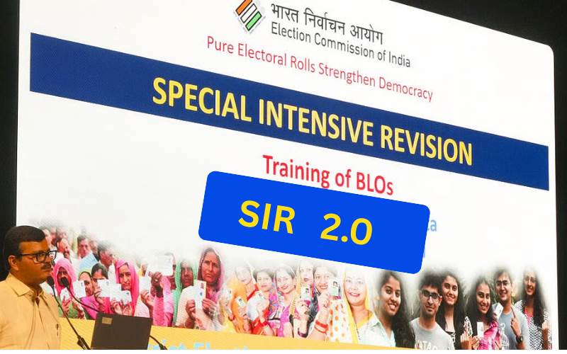  ملک میں خصوصی انتخابی فہرست پرنظرثانی (ایس آئی آر)کے دوسرے مرحلے کا آغاز کیا